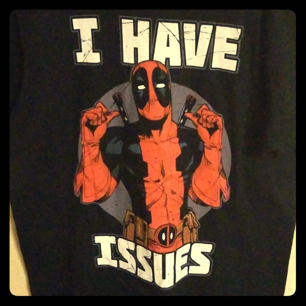Marvel Deadpool - "I Have Issues" T-shirt